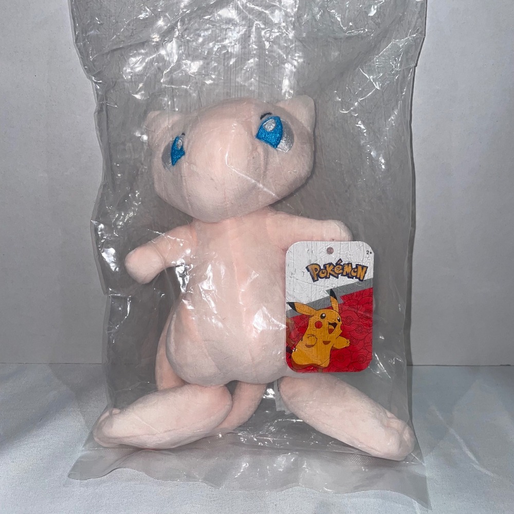 Pokemon Mew Plush 8 Inch Stuffed Animal Toy Jazwares New with Tags Pink Mew